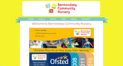 Desktop Screenshot of bermondseynursery.org.uk